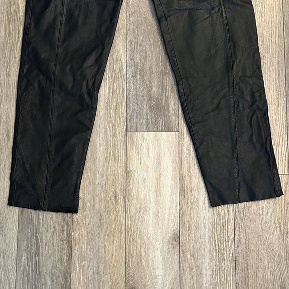 BAGATELLE | Vintage Black Authentic Leather Pants - Picture 9 of 16
